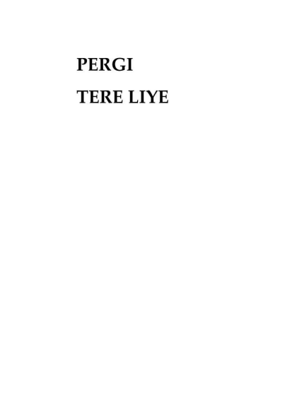 PERGI - Tere Liye